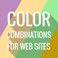 Color combinations for web sites