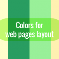 Colors for web pages layout