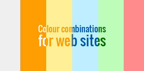 Colour combinations for web sites cover image