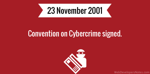 Convention on Cybercrime signed cover image
