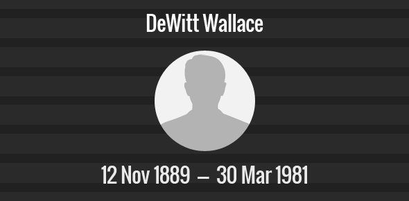DeWitt Wallace cover image