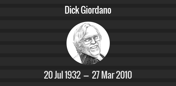 Dick Giordano Death Anniversary - 27 March 2010
