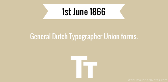 General Dutch Typographer Union forms cover image