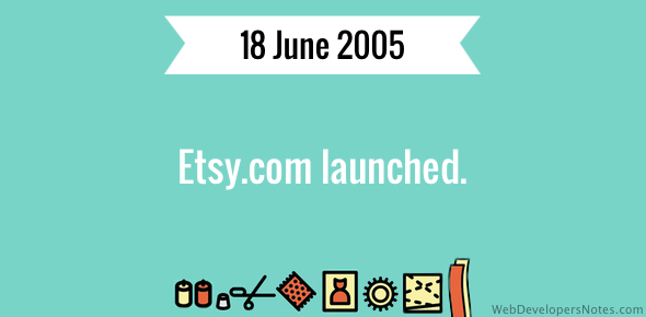 Etsy.com launched cover image