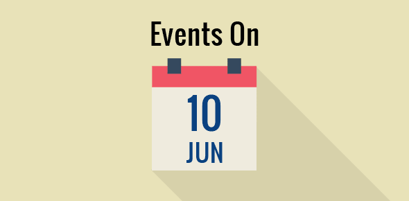 Events on 10 June cover image