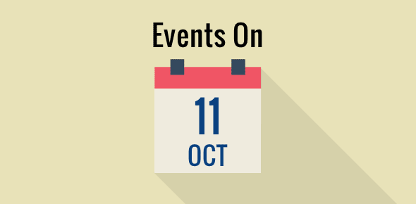 Events on 11 October cover image