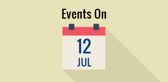 Events on 12 July cover image