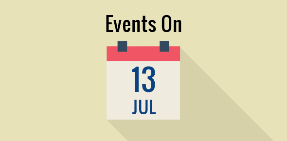 Events on 13 July cover image