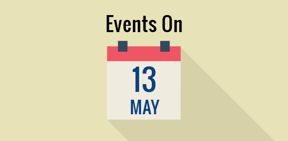 Events on 13 May cover image