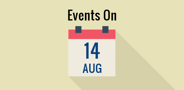 Events on 14 August cover image