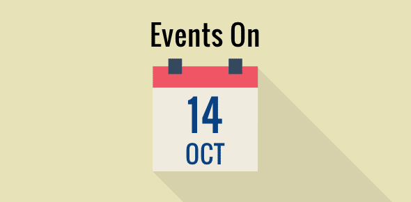 Events on 14 October cover image