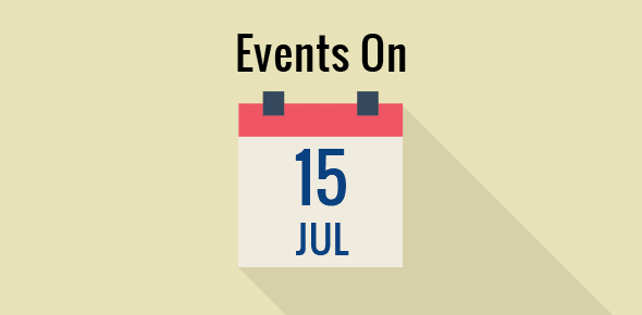 Events on 15 July cover image