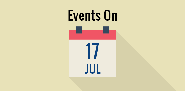 Events on 17 July cover image