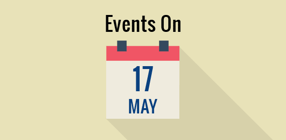Events on 17 May cover image