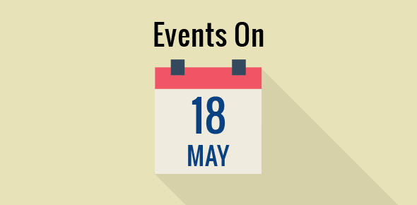Events on 18 May cover image