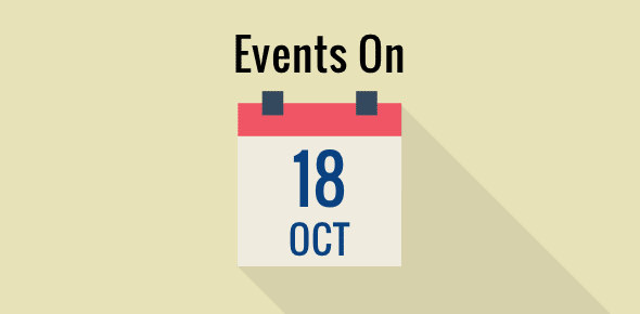 Events on 18 October cover image
