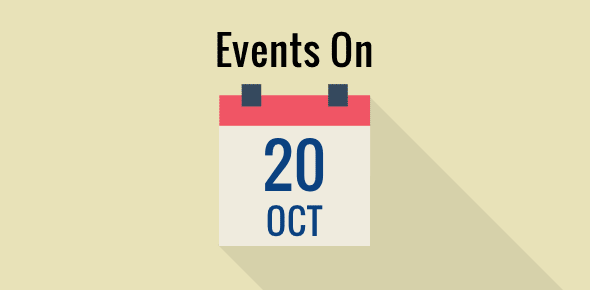 Events on 20 October cover image