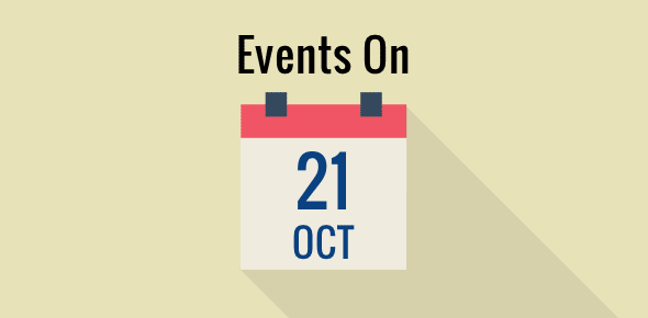 Events on 21 October cover image