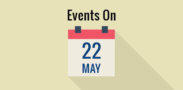 Events on 22 May cover image