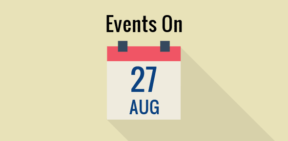 Events on 27 August cover image