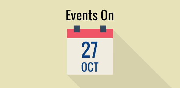 Events on 27 October cover image