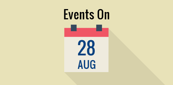 Events on 28 August cover image