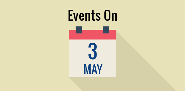 Events on 3 May cover image