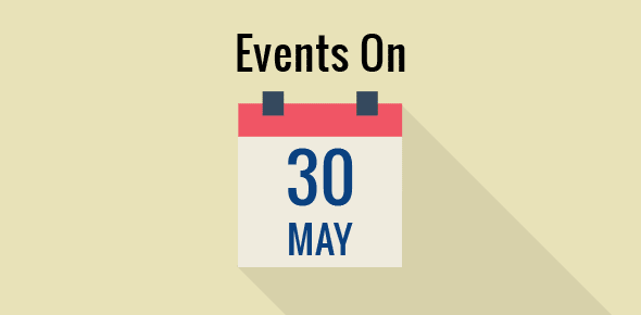 Events on 30 May cover image