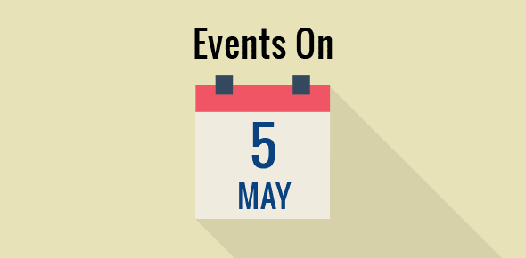 Events on 5 May cover image