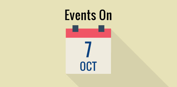 Events on 7 October cover image