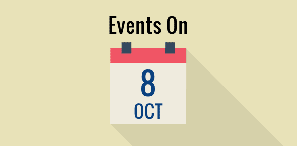 Events on 8 October cover image