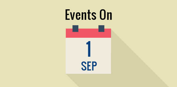 Events on 1 September cover image
