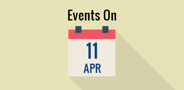 Events on 11 April cover image