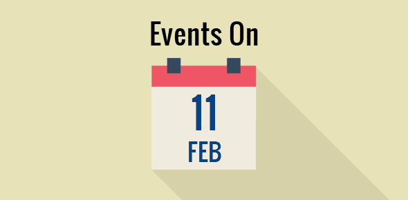 Events on 11 February cover image