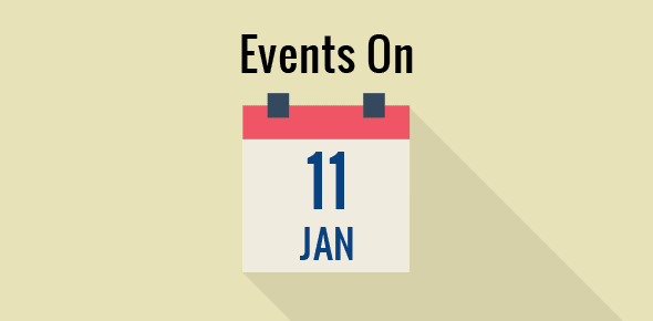 Events on 11 January cover image