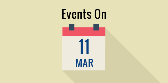 Events on 11 March cover image