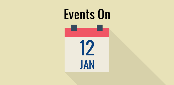 Events on 12 January cover image