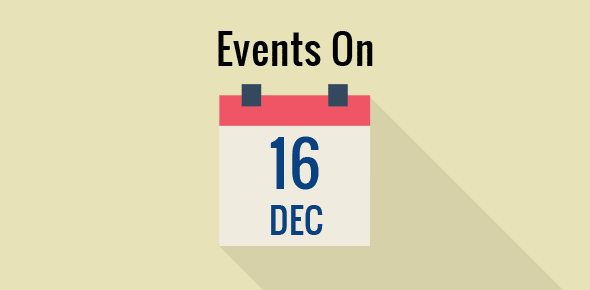 Events on 16 December cover image