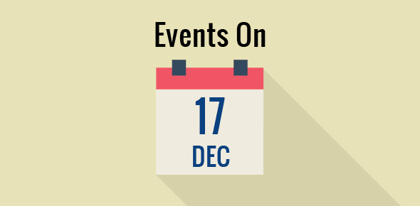Events on 17 December cover image