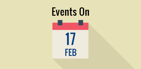 Events on 17 February cover image