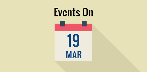 Events on 19 March cover image