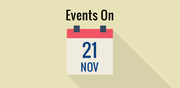 Events on 21 November cover image