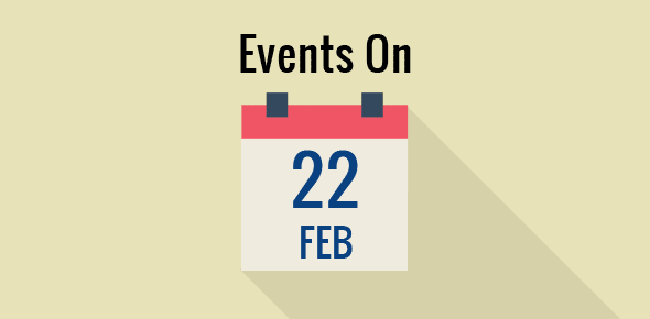 Events on 22 February cover image