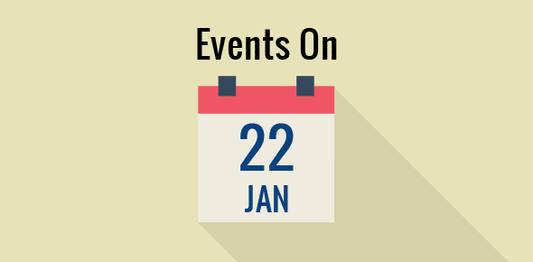 Events on 22 January cover image