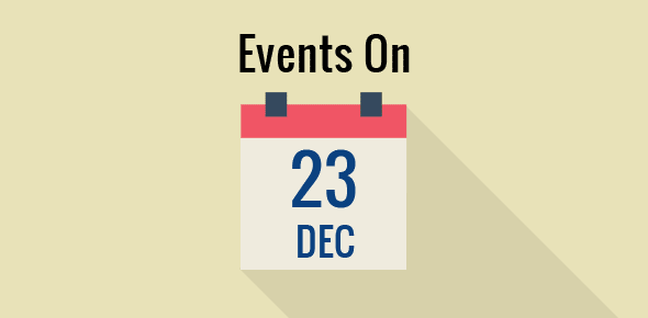 Events on 23 December cover image