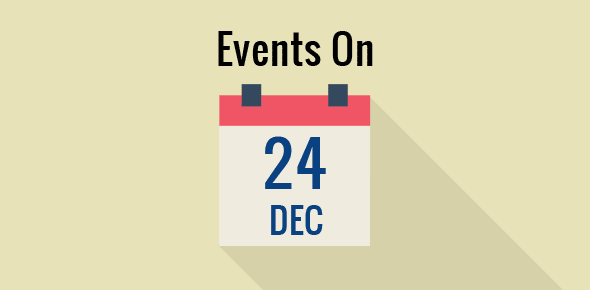 Events on 24 December cover image