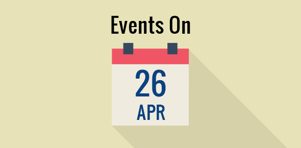 Events on 26 April cover image