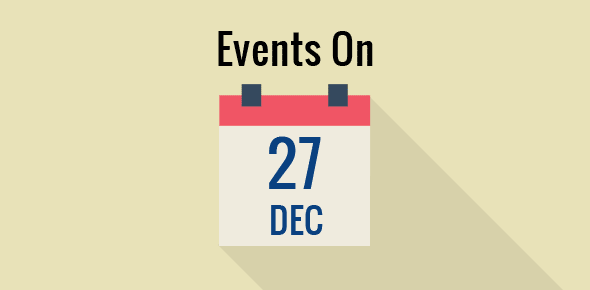 Events on 27 December cover image