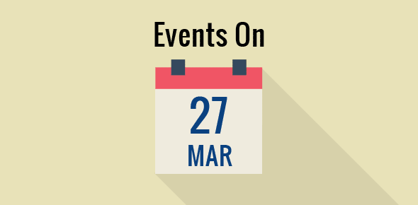 Events on 27 March cover image
