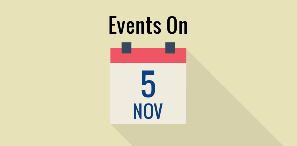 Events on 5 November cover image